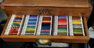 Bobbin for embroidery floss (fits large DMC chest)