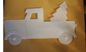 Old Fashion Truck with Christmas Tree