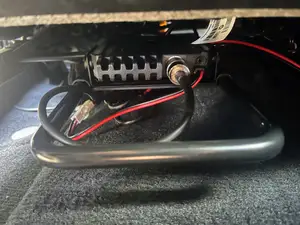 CB radio mount under the passenger seat for Jeep Wrangler JL
