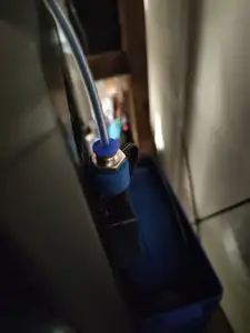 Creality K1/K1 MAX bowden tube holder with 1/4'' fitting