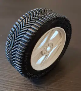 RC Car winter tire + wheel 235/55 R19, Michelin Alpin 6 tread profile at 1/12
