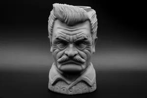 Ron Swanson TIki Koozie