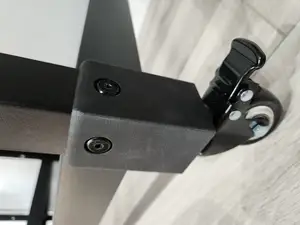 One Bolt Swivel Caster Mount for Ikea Bror Shelf