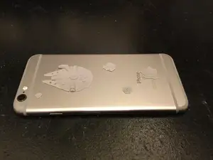 Millenium Falcon & Asteroids Phone Stickers