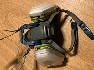 3M respirator straps clips
