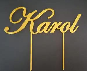 Cake topper "Karol"