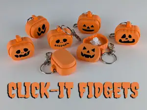 Pumpkin Click-it Fidgets for Halloween