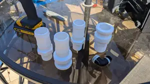 Camlock / Cam Lock mashups with NPT threaded and barb ends for pool pumps
