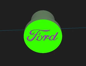 Cigarette lighter plug cover for Ford Fiesta 2008-2010