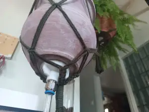 Plant Pot Outlet Tube Connection