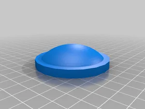 prototype planoconvex lens with a customisable lens curvature for being processee by the sacrificial coat & annealing salt method