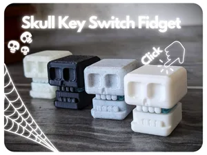 Skull Key Switch Fidget Toy