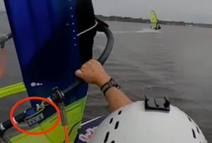 Windsurfing Speedo. Doppler GPS - low profile, counter balanced