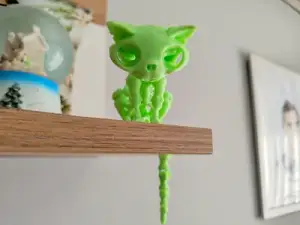 Skeletal cat - Halloween decoration
