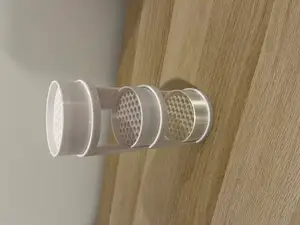 Vertical support for soap dishes