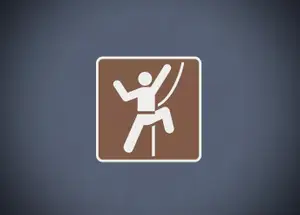 Recreational Activity Signs - Hike, Climb, Rock Climb