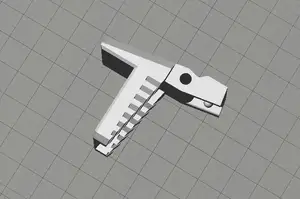 airsoft G36 modified magazine lever/catch combinated