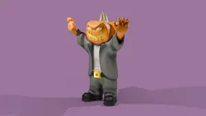 Halloween Pumpkin Man Model, Easy to Print, No Supports, FDM friendly, Print and Paint Your Own Halloween Decoration