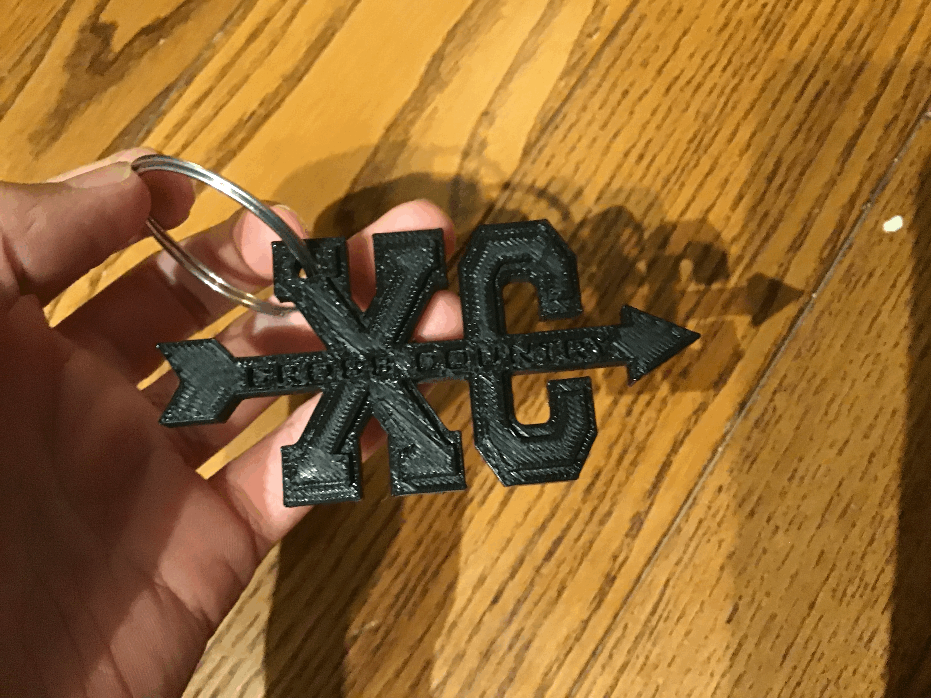 XC (Cross Country) Logo Keychain