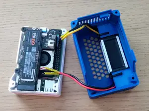 Raspberry Pi5 + DC converter + Geekworm X1001 NVMe SSD