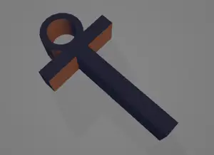 T Cross Keychain