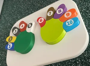 Hands with numbers - insert puzzle for kids