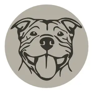 Staffordshire bull terrier coaster / podtácek