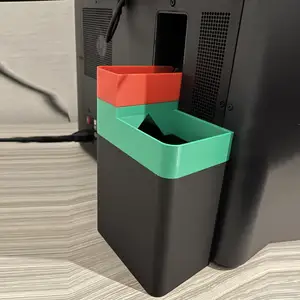 Poop Chute for Bambulab P1S and X1C with magnets