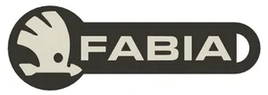 shopping cart token with Škoda Fabia motifs / žeton do nákupního košíku s motivy škoda Fabia