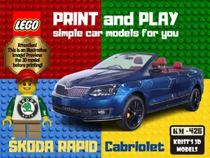 LEGO Skoda Rapid Cabriolet