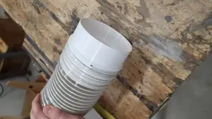 4" Dust Collection Fittings for Quick Change Flexible Hose