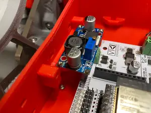 LowRider v4 CNC - Buck Converter Tray for Ryan's V1E LR4 Jackpot Enclosure - can be attached w either zip ties or screws