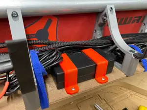 LowRider v4 CNC - Tie Downs to secure 24v Power Supply (AC-DC) to lower strut plate of gantry