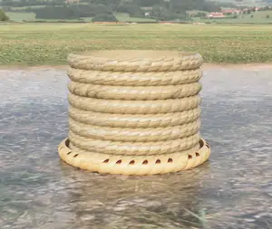 ROPE POT WITH POT PLATE INCLUDE VASE MODE