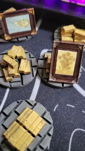 Bolt Action - Nazi Gold Objective Markers (25 mm)