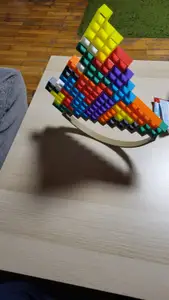 Large balance puzzle tetris