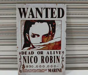 Hueforge style letter from Nico Robin