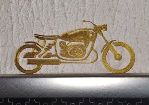 Retro bike - Wall Art - Moto retro