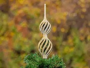 Spiral Christmas Tree Topper 2024