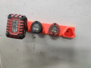 Parkside X12V 5Ah 2,5Ah 2Ah - 4x battery holder