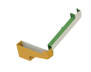 QIDI Plus4 Filament waste container left site