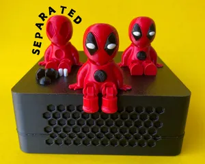 Articulated Baby Deadpool, Separated Parts Flexi