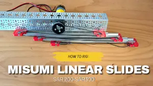 Misumi Linear Slide Insert for SAR: (String Drive) FTC Robotics