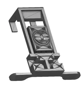 DJI RC holder, with Garmin locking mechanism