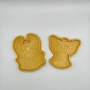 Christmas angels cookie cutter / stamp
