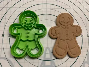 Gingerbread man 2 cookie cutter