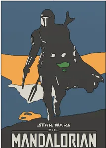 Mandalorian Silhouette 2
