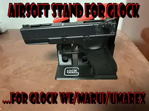Airsoft stojan na Glock 17/18/19 a 3 zásobníky