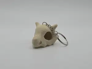 Cubone Pokemon Skull Keychain (Remix)