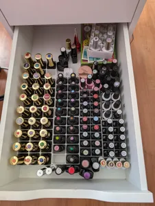 Parametric divided organizer/nail polish organizer